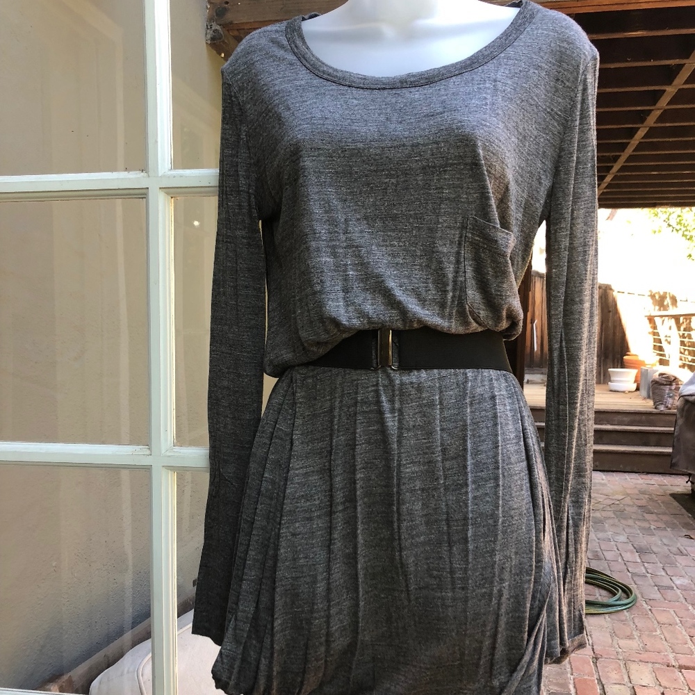 Draped A.L.C. dress with self elastic belt